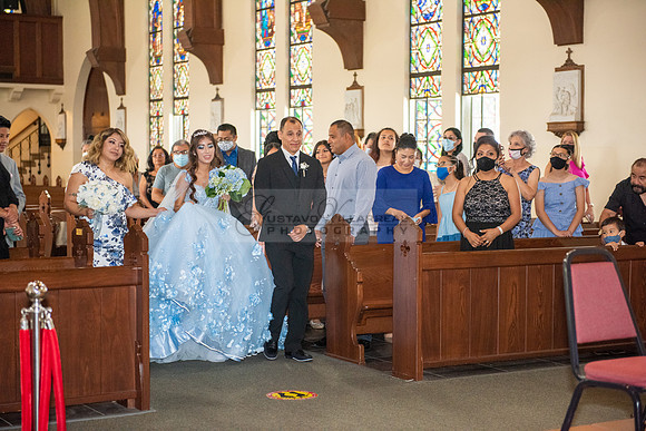 Melanie Mendoza quinceanera photo and video ceremony at St Joseph Church is Santa Ana Ca. Ebell Hall Anaheim Ca.