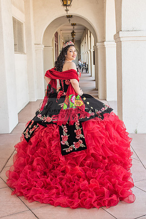 Katelynn Ramirez, Quinceaneras charro dress photo session at  San Gabriel Mission in San Gabriel Ca.