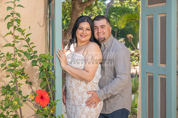 Jessica and Cory engagement photo session at Our Lady of Mount C