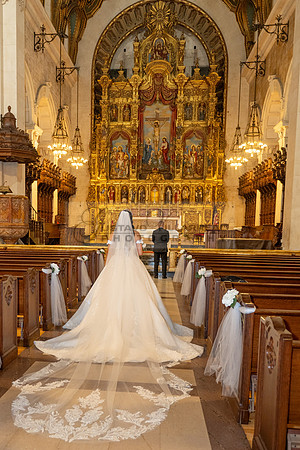 Brenda-and-Ismael-wedding- ceremony-at-St-Vincent-catholic-church-in-Los- Angeles-Ca-photographer-videographer-gvphotoandvide.com-323-633-8283