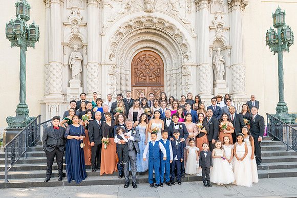 Brenda-and-Ismael-wedding- ceremony-at-St-Vincent-catholic-church-in-Los- Angeles-Ca-photographer-videographer-gvphotoandvide.com-323-633-8283