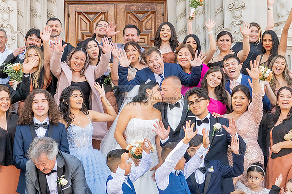 Brenda-and-Ismael-wedding- ceremony-at-St-Vincent-catholic-church-in-Los- Angeles-Ca-photographer-videographer-gvphotoandvide.com-323-633-8283