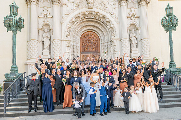 Brenda-and-Ismael-wedding- ceremony-at-St-Vincent-catholic-church-in-Los- Angeles-Ca-photographer-videographer-gvphotoandvide.com-323-633-8283