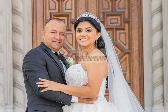 Brenda-and-Ismael-wedding- ceremony-at-St-Vincent-catholic-church-in-Los- Angeles-Ca-photographer-videographer-gvphotoandvide.com-323-633-8283