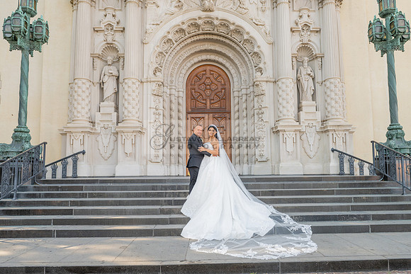 Brenda-and-Ismael-wedding- ceremony-at-St-Vincent-catholic-church-in-Los- Angeles-Ca-photographer-videographer-gvphotoandvide.com-323-633-8283