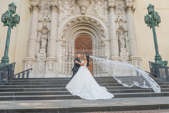 Brenda-and-Ismael-wedding- ceremony-at-St-Vincent-catholic-church-in-Los- Angeles-Ca-photographer-videographer-gvphotoandvide.com-323-633-8283