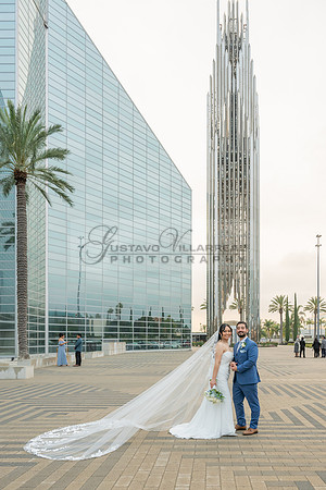 Bryan and Diana wedding ceremony at The Christ Cathedral in Garden Grove Ca, reception at The White House Event Center Anaheim Ca, Gustavo Villarreal photography, videography, 323-633-8283, www.gvphot