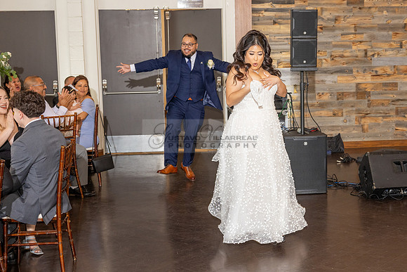 Thalial and Francisco wedding reception at La Mirada Golf course in