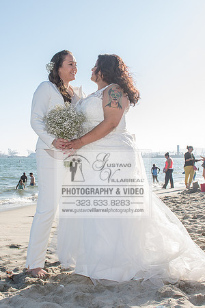 JENNIFER AND CYNTHIA glbt wedding photography and video at Long Beach Museum of Art in Long Beach Ca, www.gustavovillarreal.com, 323-633-8283