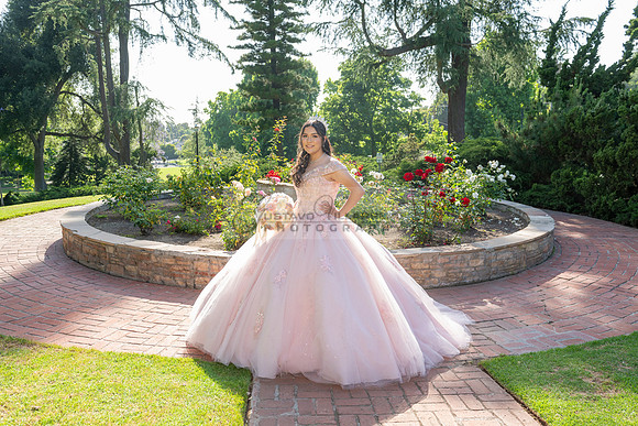 Bella McNally quinceanera photos, photographer, videos at Penn Park in Whittier Ca, Gustavo Villarreal Photography, 323-633-8283