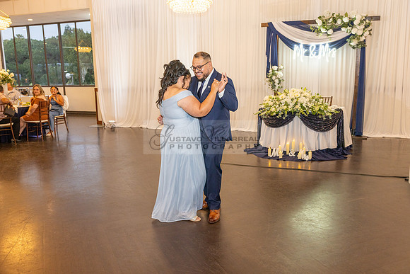 Thalial and Francisco wedding reception at La Mirada Golf course in