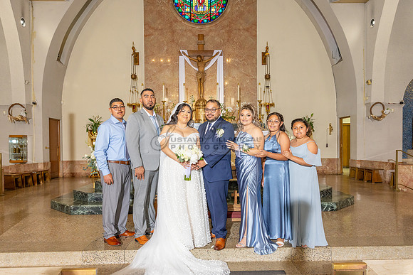 Thalial and Francisco wedding reception at La Mirada Golf course in