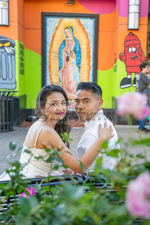 Margarita and Quintiliano engagement, weddings, quinceaneras, photos at La 4th st in Santa ana Ca. Gustavo Villarreal Photography, videographer, 323-633-8283