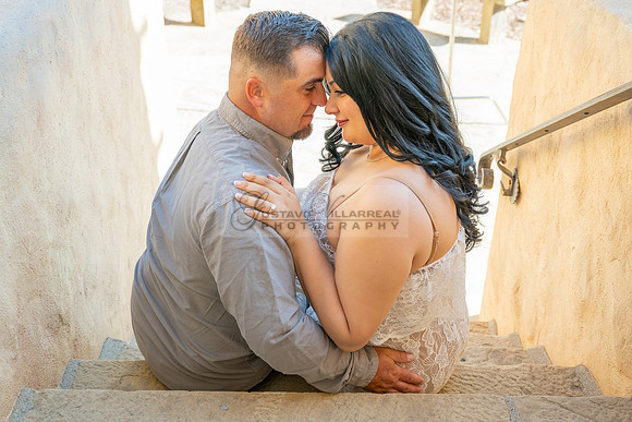 Jessica and Cory engagement photo session at Our Lady of Mount C