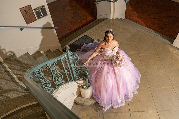 Camila Pacheco quinceanera, sweet 16, photo session in Pasadena City Hall in Pasadena California, photography and videography by Gustavo Villarreal photographer, 323-633-8283, www.gvphotoandvideo.com