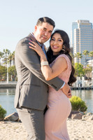 Alejandro and Monique engagement photos at Long beach Harbor Lighthouse, 323-633-8283, www.gustavovillarreal.com