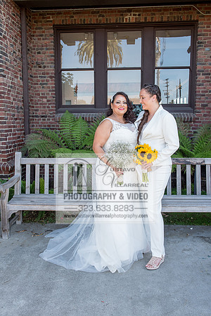 JENNIFER AND CYNTHIA glbt wedding photography and video at Long Beach Museum of Art in Long Beach Ca, www.gustavovillarreal.com, 323-633-8283