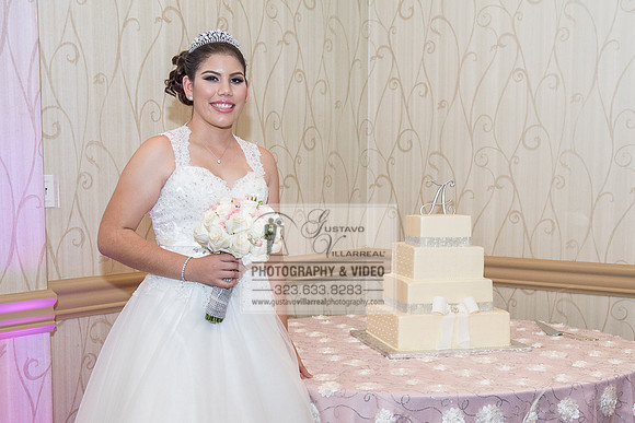 Andrea Lissette quinceaneras, sweet sixteens, weddings, family portraits, anniversaries, photography and video at Miraculos medal catholic church in Montebello,  receptions at Quiet Cannon Montebello,