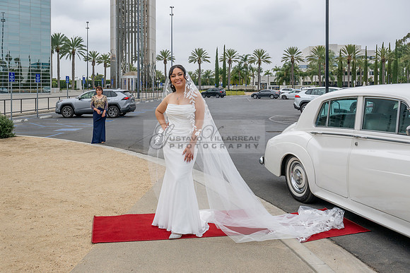 Bryan and Diana wedding ceremony at The Christ Cathedral in Garden Grove Ca, reception at The White House Event Center Anaheim Ca, Gustavo Villarreal photography, videography, 323-633-8283, www.gvphot