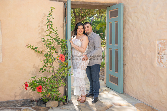 Jessica and Cory engagement photo session at Our Lady of Mount C