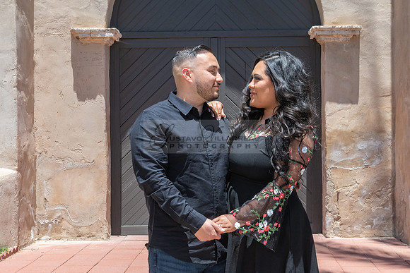 Juan and kenia engagement photos, wedding photographer, videographer, San Gabriel Mission, San Gabriel Ca, 323-633-8283, www.gvphotoandvideo.com