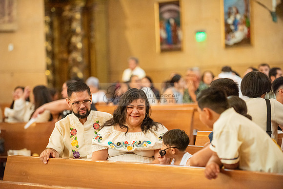 Baptism photographer, videographer at Cathedral of our Lady of Angeles in Los Angeles Ca. Gustavo Villarreal Photography, 323-633-8283, www.gvphotoandvideo.com
