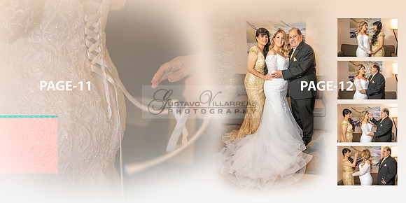 Lourdes and Alberto wedding storybook album by Gustavo Villarreal Photography