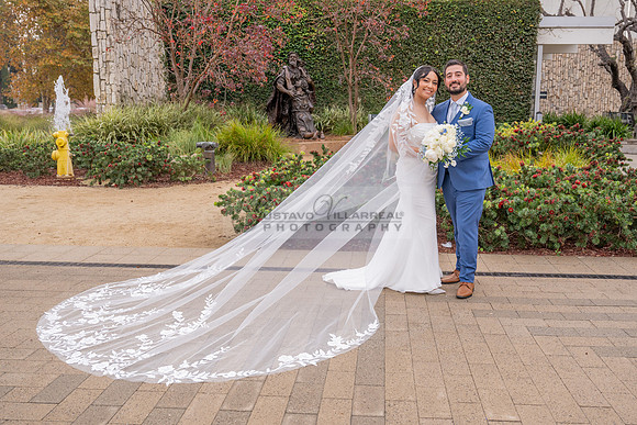 Bryan and Diana wedding ceremony at The Christ Cathedral in Garden Grove Ca, reception at The White House Event Center Anaheim Ca, Gustavo Villarreal photography, videography, 323-633-8283, www.gvphot