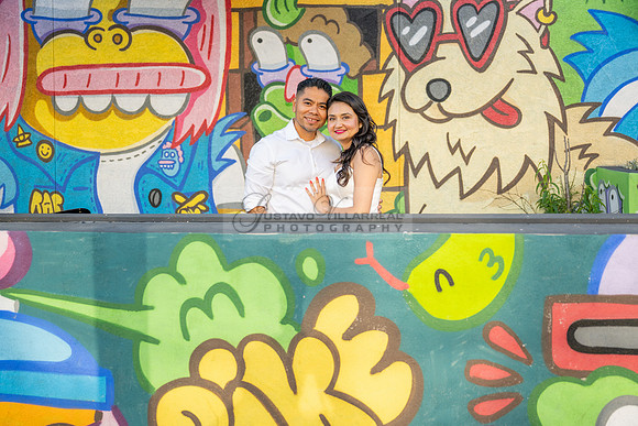 Margarita and Quintiliano engagement, weddings, quinceaneras, photos at La 4th st in Santa ana Ca. Gustavo Villarreal Photography, videographer, 323-633-8283