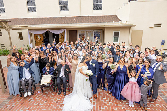 Thalial and Francisco wedding reception at La Mirada Golf course in