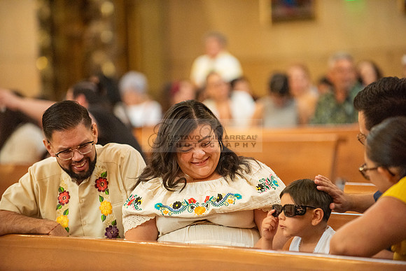 Baptism photographer, videographer at Cathedral of our Lady of Angeles in Los Angeles Ca. Gustavo Villarreal Photography, 323-633-8283, www.gvphotoandvideo.com