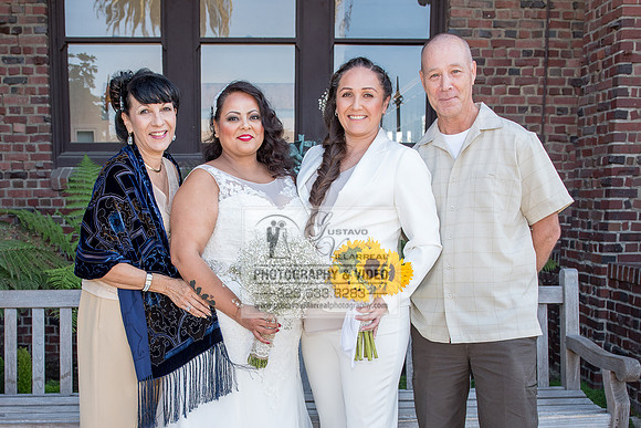 JENNIFER AND CYNTHIA glbt wedding photography and video at Long Beach Museum of Art in Long Beach Ca, www.gustavovillarreal.com, 323-633-8283