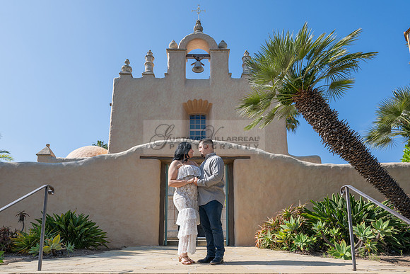 Jessica and Cory engagement photo session at Our Lady of Mount C