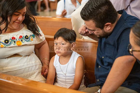 Baptism photographer, videographer at Cathedral of our Lady of Angeles in Los Angeles Ca. Gustavo Villarreal Photography, 323-633-8283, www.gvphotoandvideo.com