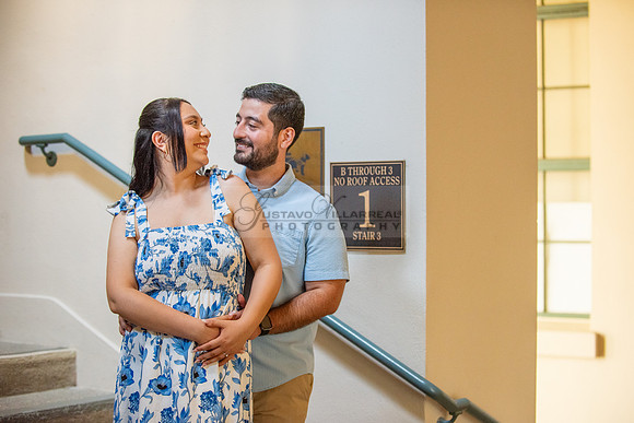 Bryan and Diana engagement, wedding photo session at Pasadena Ci