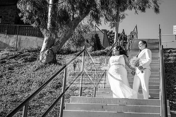 JENNIFER AND CYNTHIA glbt wedding photography and video at Long Beach Museum of Art in Long Beach Ca, www.gustavovillarreal.com, 323-633-8283