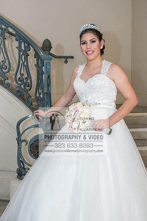 Andrea Lissette quinceaneras, sweet sixteens, weddings, family portraits, anniversaries, photography and video at Miraculos medal catholic church in Montebello,  receptions at Quiet Cannon Montebello,