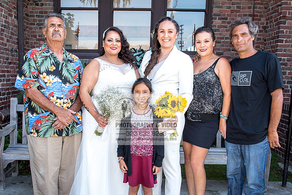JENNIFER AND CYNTHIA glbt wedding photography and video at Long Beach Museum of Art in Long Beach Ca, www.gustavovillarreal.com, 323-633-8283