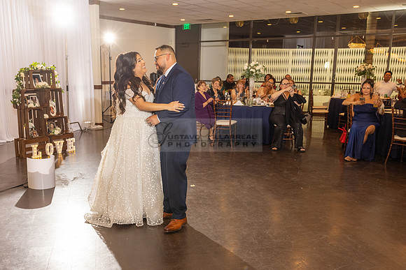 Thalial and Francisco wedding reception at La Mirada Golf course in