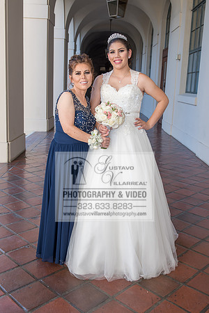 Andrea Lissette quinceaneras, sweet sixteens, weddings, family portraits, anniversaries, photography and video at Miraculos medal catholic church in Montebello,  receptions at Quiet Cannon Montebello,