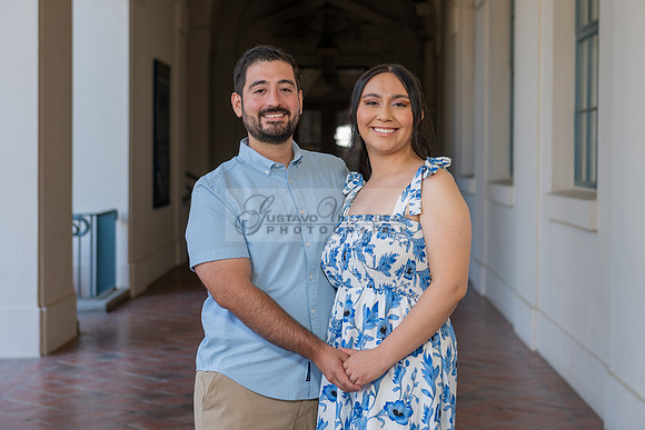 Bryan and Diana engagement, wedding photo session at Pasadena Ci