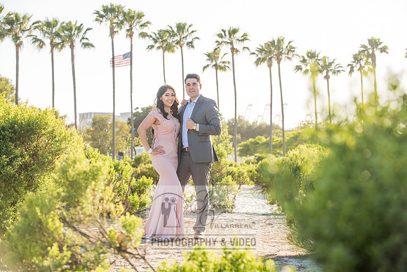 Alejandro and Monique engagement photos at Long beach Harbor Lighthouse, 323-633-8283, www.gustavovillarreal.com
