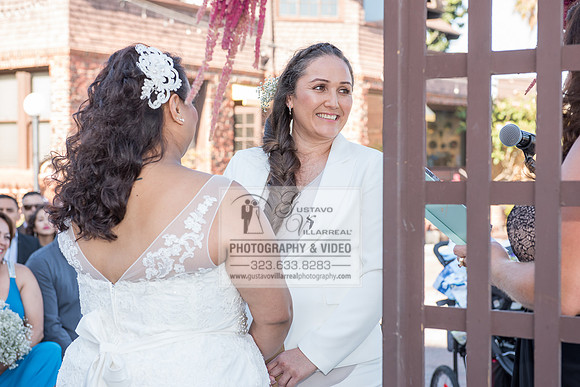JENNIFER AND CYNTHIA glbt wedding photography and video at Long Beach Museum of Art in Long Beach Ca, www.gustavovillarreal.com, 323-633-8283