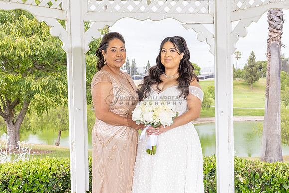 Thalial and Francisco wedding reception at La Mirada Golf course in