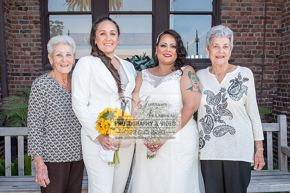 JENNIFER AND CYNTHIA glbt wedding photography and video at Long Beach Museum of Art in Long Beach Ca, www.gustavovillarreal.com, 323-633-8283