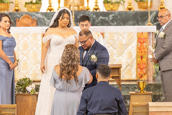 Thalial and Francisco wedding reception at La Mirada Golf course in
