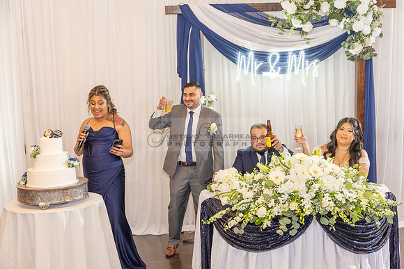 Thalial and Francisco wedding reception at La Mirada Golf course in