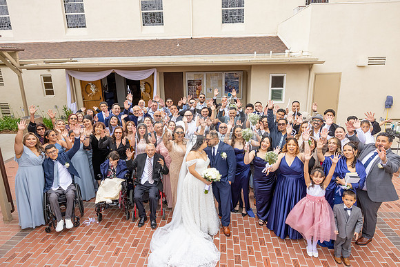 Thalial and Francisco wedding reception at La Mirada Golf course in