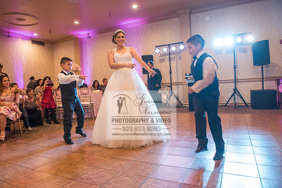 Andrea Lissette quinceaneras, sweet sixteens, weddings, family portraits, anniversaries, photography and video at Miraculos medal catholic church in Montebello,  receptions at Quiet Cannon Montebello,