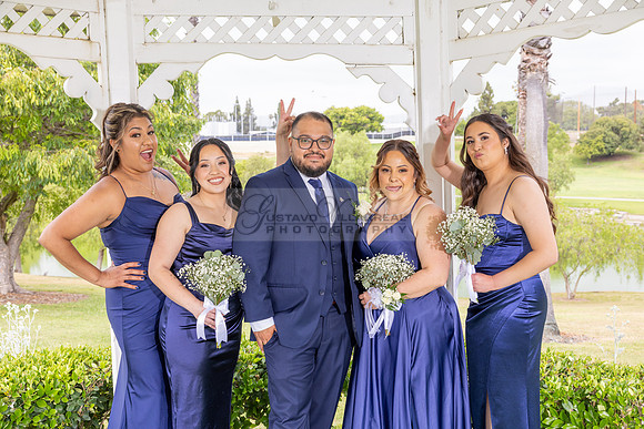 Thalial and Francisco wedding reception at La Mirada Golf course in